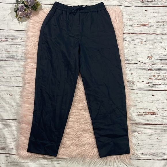 NWT M.M.Lafleur Shane Everyday Twill Pant Midnight Navy - Picture 2 of 11
